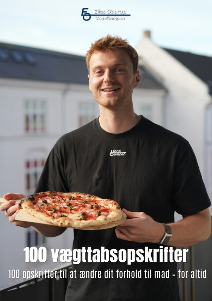 Omslag: 100 vægttabsopskrifter af Elias Obdrup
